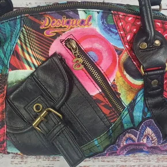 Desigual Multicolor Satchel Bag - Picture 4 of 14